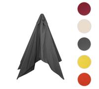 Toile de rechange pour parasol Florida Ø 3,5m polyester 6kg anthracite