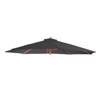 Toile De Rechange Pour Parasol Florida, Toile De Parasol De Rechange, Ø 3,5m Polyester 6kg Anthracite Gris