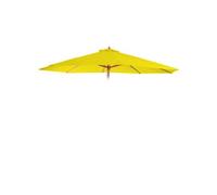 Toile de rechange pour parasol Florida Ø 3 5m polyester 8 baleines jaune