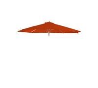 Mendler Housse de rechange pour parasol Florida Ø 3,5 m polyester 8 baleines terracotta orange