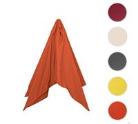 Mendler Toile de Rechange pour Parasol Florida, Toile de Rechange pour Parasol, Ø 3,5m Polyester 8 Baleines - Terracotta