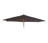 Toile de rechange pour parasol Florida Ø 3m polyester 6 baleines anthracite