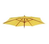 Toile de rechange pour parasol Florida Ø 3m polyester 6 baleines jaune