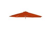 Toile de rechange pour parasol Florida Ø 3,5m polyester 8 baleines terracotta
