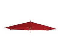 Housse De Rechange Pour Parasol Florida, Housse De Rechange Pour Parasol, Ø 3m Polyester 6 Baleines Bordeaux Rouge