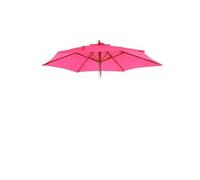 Mendler Toile de rechange pour parasol Florida Ø 3 m polyester 6 baleines rose
