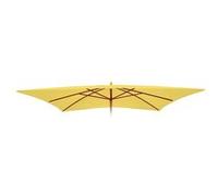 Housse De Rechange Pour Parasol Florida 3x4m, Housse De Rechange Pour Parasol, Polyester Jaune Jaune