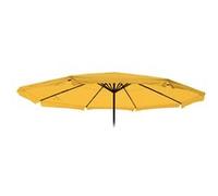Housse De Rechange Pour Parasol Meran Pro, Parasol De Marché Gastronomique Avec Volant Ø 5m, Polyester Jaune Jaune