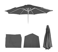Toile de rechange pour parasol N18 Ø 2,7m tissu/textile 5kg anthracite