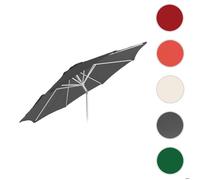 Housse De Rechange Pour Parasol N18, Housse De Parasol De Rechange, Ø 2,7m Tissu/Textile 5kg Anthracite Noir