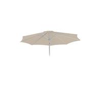 Toile de rechange pour parasol N18 Ø 2,7m tissu/textile 5kg crème Beige G
