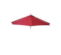 Housse De Rechange Pour Parasol Semi-Circulaire Parla, Housse De Parasol De Rechange, 270cm Tissu/Textile Uv 50+ 3kg Bordeaux Rouge