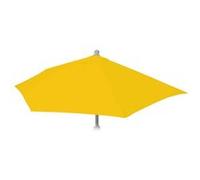 Mendler Toile de Rechange pour Parasol Semi-Circulaire Parla 270cm UV 50+ 3kg Jaune