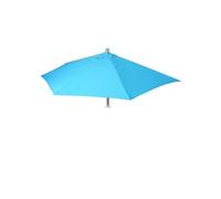 Toile de rechange pour parasol semi-circulaire Parla, 270cm UV 50+ 3kg turquoise