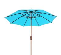 Toile de Rechange pour Parasol | Tissu de protection contre les UV à huit baleines,Toile De Rechange Pour Parasol Deux Mètres Cinquante - Pour Jardin, Cour, , Patio, Plage, Piscine, Terrasse, Marché