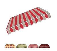 Toile de rechange pour pare-soleil - 3,6 x 3 m, 3 x 2,5 m, 5 x 3 m - Matériau de l'auvent en polyester - Résistant aux UV (rayures 3, 250 x 200 cm)