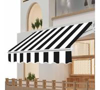Toile de rechange pour pare-soleil imperméable, résistante aux UV et aux déchirures - Pour balcon, terrasse, terrasse (cadre non inclus) - 5 x 2 m