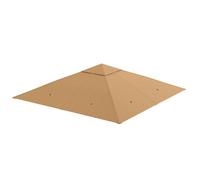 Toile de rechange pour pavillon - Outsunny - tissu polyester haute densité 180 g/m² - anti-UV - 3 x 3 m - beige