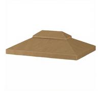 Outsunny Toile de Rechange pour Pavillon Toile de Tonnelle 4x3m Beige