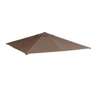 Toile De Rechange Pour Pavillon Tonnelle Tente 3 X 3 M Polyester Haute Densit? 180 G/M? Rev?Tement Pa Anti-Uv Chocolat