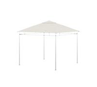 Outsunny Toile de Rechange pour pavillon tonnelle Tente Toit de Remplacement Gazebo de Jardin Tissu Polyester Haute densité 180 g/m² Anti-UV 3 x 3 m crème