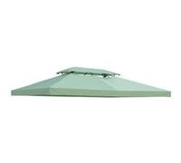 Toile de rechange pour pavillon tonnelle tente 3 x 4 m polyester haute densité 180 g/m² vert Vert G