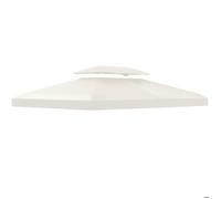 Toile de Rechange pour Pavillon Tonnelle Tente Polyester Haute Densité Imperméabilisé 180 g/m² 3 x 4 m Crème aosom france