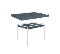 Toile de rechange pour pergola rétractable 3 x 2,15 m polyester haute densité 180 g/m² anti-UV30+ gris