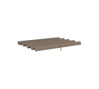 Toile de rechange pour pergola rétractable 3 x 2,15 m polyester haute densité 180 g/m² anti-UV30+ taupe
