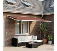 vidaXL Toile de rechange pour auvent Marron 250 x 200 cm Polyester 3444261