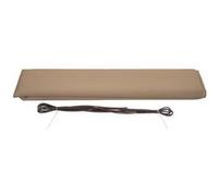 Housse de rechange pour store HWC-H27, cassette complète Housse de rechange protection solaire 6x3m ~ polyester sable