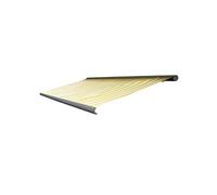 Toile de rechange pour store T124 5x3m Polyester jaune-blanc
