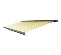 Toile de rechange pour store T124 5x3m Polyester jaune-blanc Blanc G