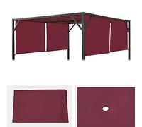 Toile de Rechange pour Toit de pergola Baia 3x4m - Bordeaux