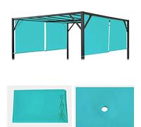 Toile de Rechange pour Toit de pergola Baia 4x4m - Turquoise