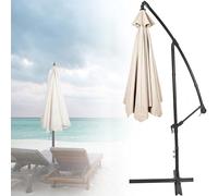 Toile De Rechange Pour Un Parasol Déporté - 200cm-6 Baleines 270/300cm-6/8 Baleines - Housse De Rechange Pour Parasol - Rechange Toile De Parasol - Auvent De Rechange Pour Jardin/terrasse Parasol(Colo