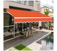 Toile de rechange rétractable pour auvent - 100 % polyester - 280 g - Pour extérieur, terrasse, balcon, jardin - Dimensions : 3,5 x 7 m