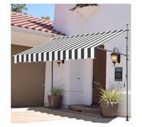 Toile de rechange rétractable pour auvent de patio - Résistant aux UV et à l'eau - Pour terrasse, balcon, cour - Solution d'ombrage imperméable