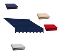 Toile de rechange rétractable pour auvent de terrasse, 2,5 x 1,5 m, compatible avec auvents de 2,4 m, 3,6 m, 4,9 m, 6,1 m, auvent extérieur