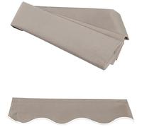 Toile de rechange rétractable pour auvent de terrasse - Housse de pare-soleil en polyester renforcé pour terrasse, cour, balcon (2,5 x 2 m) - Abri de protection multifonction (sans cadre)