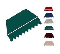 Toile de rechange rétractable pour auvent de terrasse - Protection UV - Vert - 300 x 150 cm