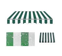 Toile de rechange rétractable pour auvent extérieur, terrasse, balcon, fenêtre, porte - 3 x 2,5 m - Vert