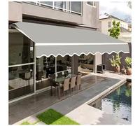 Toile de rechange rétractable pour extérieur, terrasse, balcon, jardin, terrasse, 4 x 7 m, sans cadre, idéal pour cour et terrasse