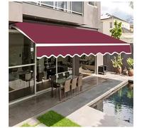 Toile de rechange rétractable pour pare-soleil - 100 % polyester - 280 g - Pour patio, balcon, terrasse, jardin, terrasse - Protection UV - 3 x 7 m