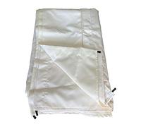 Toile de Remplacement Cassis pour Pergola Autoportante, Polyester 180 g/m² Beige Déperlant, 3×4 m