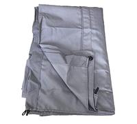 Toile de Remplacement Cassis pour Pergola Autoportante, Polyester 180 g/m² Gris Déperlant, 3×4 m