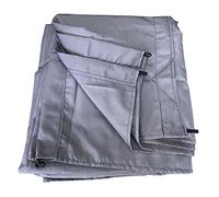 Toile de Remplacement Pergola Autoportante Cassis, Polyester 180 g/m² Grise, Déperlante, Compatible 3×3 m