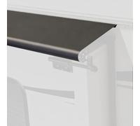 Toile de Remplacement pour Auvent de Coulissant de Camping-Car (Toile Uniquement), Vinyle Ultra-Résistant à Taille Personnalisée, Remplacement Universel pour Caravanes(Black,170x47in/432x120cm)