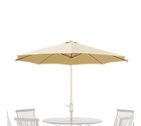 Toile De Remplacement Pour Parasol Extérieur,Avec 6 Baleines Protection Solaire Jardin - 1,95 Mètre Toile Rechange Pour Parasol Terrasse | Pour Terrasse Balcon Fête Pique-Nique Plage Deck Piscine