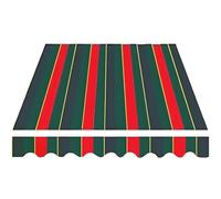 Toile de Remplacement pour Store de Terrasse Rayé, Anti-UV et Imperméable Toile de Canopée en Polyester sans Cadre pour Balcon Cour Extérieur(600x350cm)